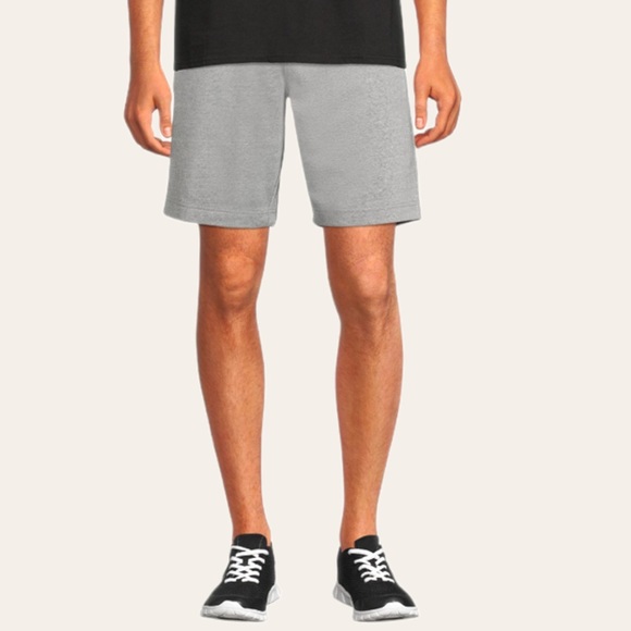 Athletic Works Men’s Fleece Shorts. Heather Grey. NWT. - Picture 2 of 5